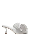 Kate Spade New York Flourish Flower Accent Sandal In True White