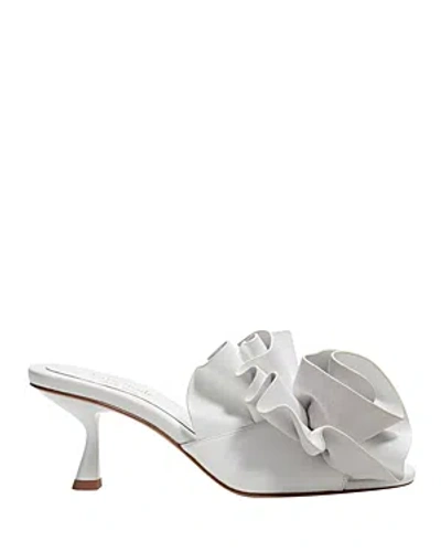 Kate Spade New York Flourish Flower Accent Sandal In White