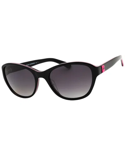 Kate Spade New York Women's Golda/g/s 56mm Polarized Sunglasses In Black