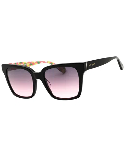Kate Spade New York Women's Harlow/g/s/us 55mm Sunglasses In Black