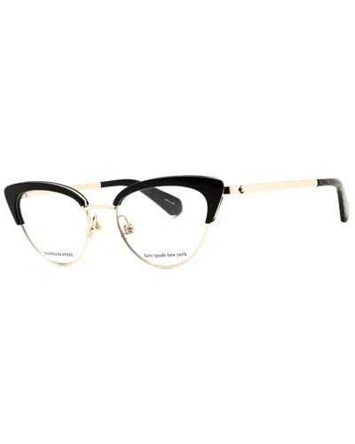 Kate Spade New York Women's Jailyn 50mm Optical Frames In Black