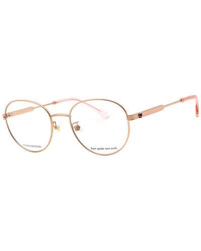 Kate Spade New York Women's Jalisa/f 52mm Optical Frames In Gold