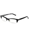Kate Spade Demo Rectangular Ladies Eyeglasses Joetta 0807 52 In Black