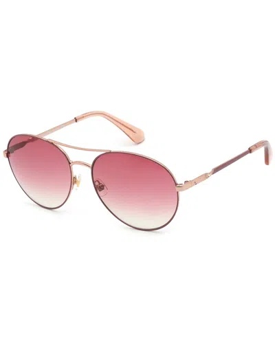 Kate Spade New York Women's Joshelle/s 60mm Sunglasses In Pink