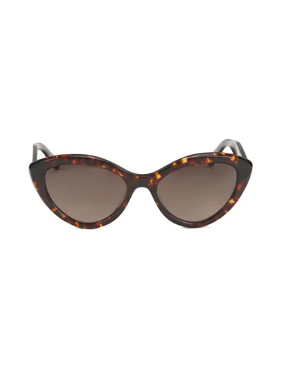 Kate Spade New York Women's Juni 55mm Cat-eye Sunglasses In Brown