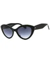 Kate Spade New York Women's Juni/g/s Pearl 55mm Sunglasses In Black