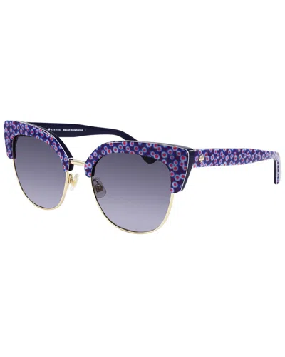 Kate Spade New York Women's Karri/s 53mm Sunglasses In Blue