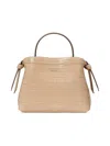 Kate Spade New York Women's Knott Croc-embossed Leather Top-handle Bag