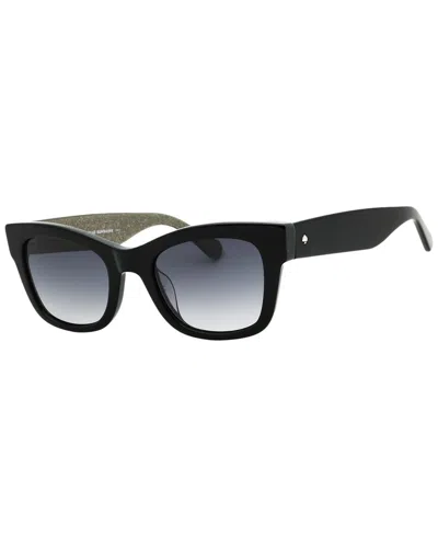 Kate Spade New York Women's Ks Aimee/s 50mm Sunglasses In Black