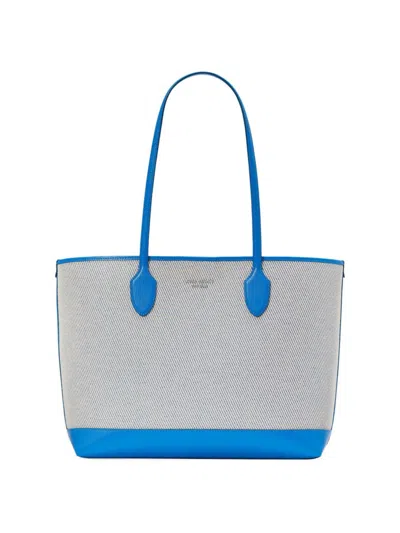 Kate Spade New York Women's Large Bleecker Canvas & Leather Tote Bag