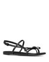Kate Spade New York Loop Ankle Strap Sandal In Black