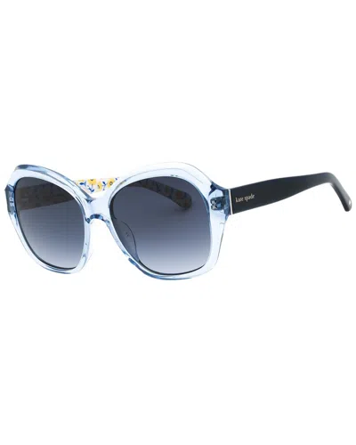 Kate Spade New York Women's Lottie/g/s 55mm Sunglasses In Blue
