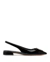 Kate Spade New York Lover Slingback Pointed Toe Flat In Black