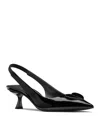 Kate Spade New York Lover Slingback Pointed Toe Kitten Heel Pump In Black