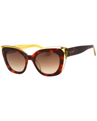 Kate Spade New York Women's Marigold/s 51mm Polarized Sunglasses In Brown