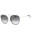 Kate Spade New York Women's Maryam/g/s 56mm Sunglasses In Gold