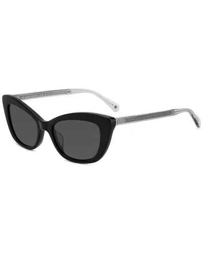Kate Spade New York Women's Merida/g/s 54mm Sunglasses In Black