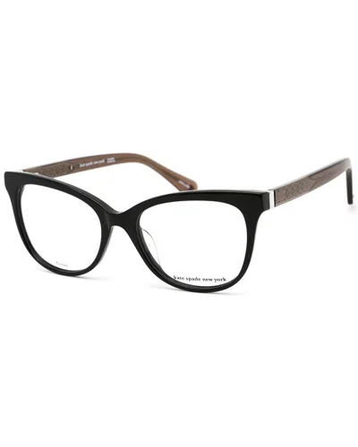 Kate Spade New York Women's Nevaeh 50mm Optical Frames In Black
