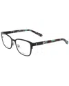 Kate Spade New York Women's Ninette 51mm Optical Frames In Black