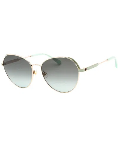 Kate Spade New York Women's Octavia/g/s 59mm Sunglasses In Gold