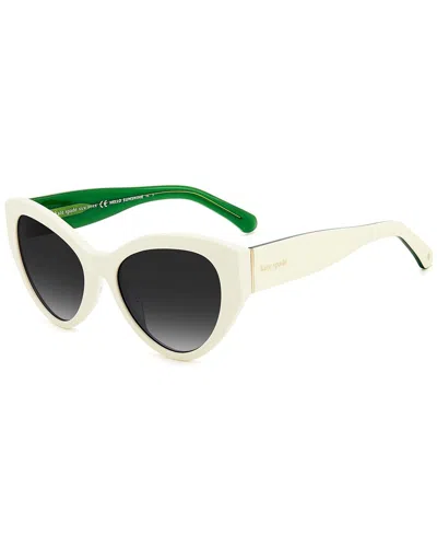 Kate Spade New York Women's Paisleigh/s 55mm Sunglasses In White