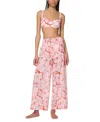 Kate Spade New York Floral Wide Leg Cover Up Pants In Multi