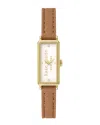 Kate Spade Women's Rosedale Brown Leather Watch 32mm