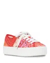 Kate Spade New York Serve Bandana Patchwork Platform Sneaker In Multi
