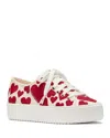 Kate Spade New York Serve Platform Sneaker In Red Multi