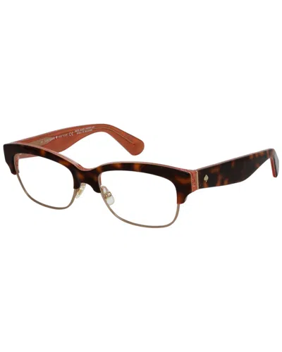 Kate Spade New York Women's Shantal 52mm Optical Frames In Brown