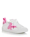 Kate Spade K As In Kate Court Sneaker In Pink/white