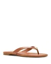 Kate Spade Spade Flower Flip Flop Sandals In Saddle