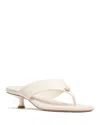 Kate Spade Spade Flower Kitten Heel Sandals In Cream