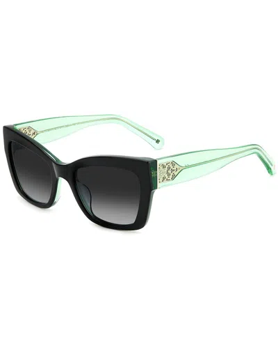 Kate Spade New York Women's Valeria/s 53mm Sunglasses In Black