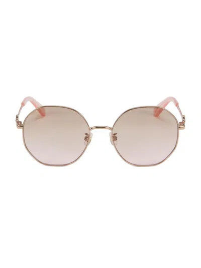 Kate Spade New York Women's Venus 52mm Round Sunglasses In Neutral