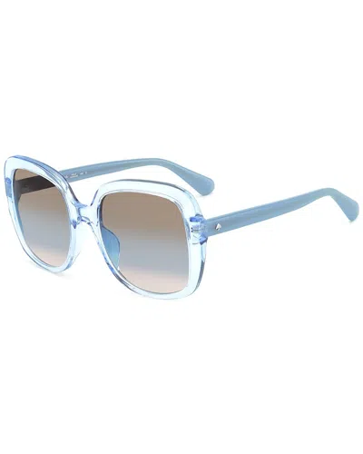 Kate Spade New York Women's Wenona 56mm Sunglasses In Blue