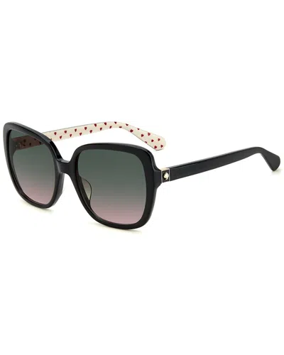 Kate Spade New York Women's Wilhemina/s 55mm Sunglasses In Black