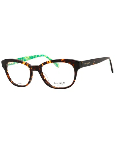 Kate Spade New York Women's Zelda 50mm Optical Frames In Brown