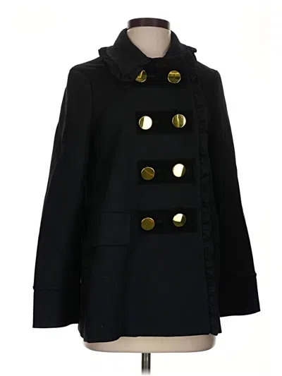 Pre-owned Kate Spade New York Wool Coat In Black