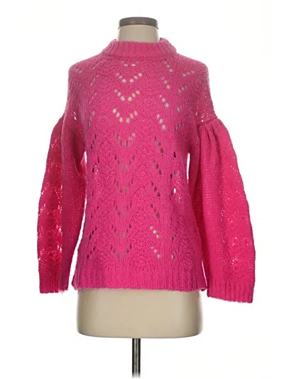 Pre-owned Kate Spade New York Wool Pullover Sweater In Pink