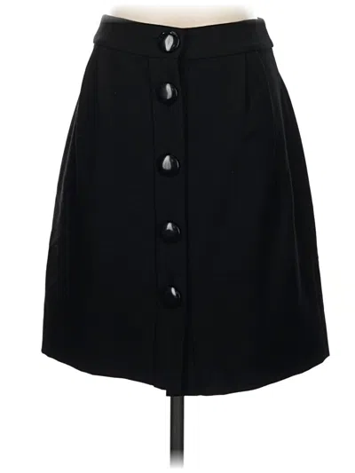Pre-owned Kate Spade New York Wool Skirt In Black