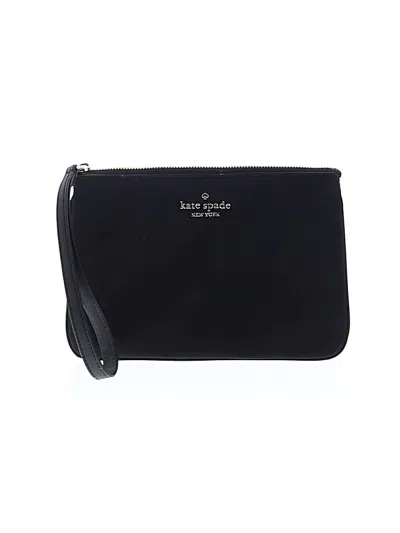 Pre-owned Kate Spade New York Wristlet In Black