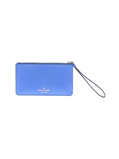 Pre-owned Kate Spade New York Wristlet In Blue