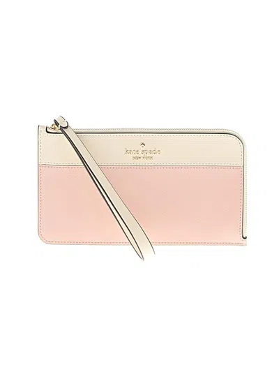 Pre-owned Kate Spade New York Wristlet In Pink