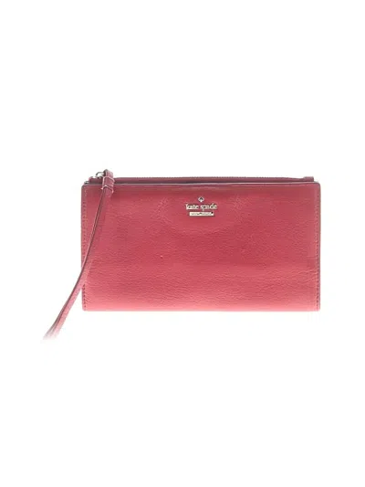 Pre-owned Kate Spade New York Wristlet In Pink