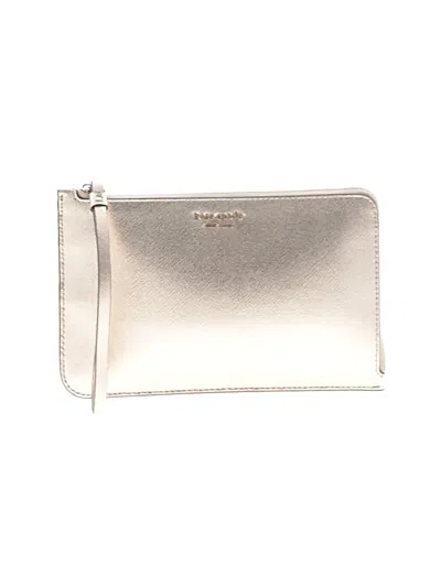 Pre-owned Kate Spade New York Wristlet In Silver