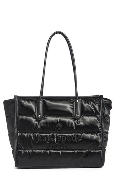 Kate Spade New York X-large Ella Puffy Tote In Black