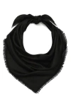 Kate Spade New York Yarn-dye Floral Square Scarf In Black