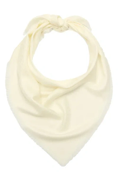 Kate Spade New York Yarn-dye Floral Square Scarf In Neutral