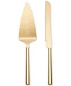 Kate Spade Charmed Life Two-piece Dessert Set In Metallic